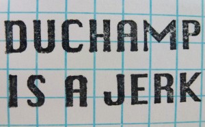 DuchampIsAJerk